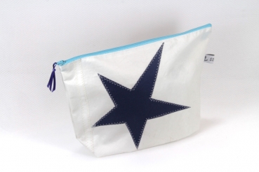 Segeltuchtasche mit blauen Stern